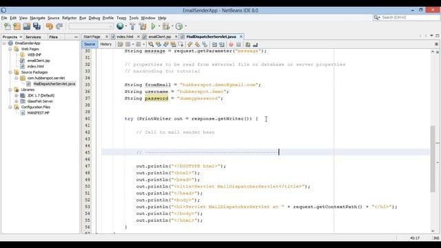 How to send an Email using Java Mail API in a Java web application ? смотреть онлайн