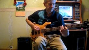 Deep Purple - sail away - бас (bass cover)