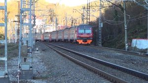 Эд4м-0436 Coчи-Туапсе на перегоне