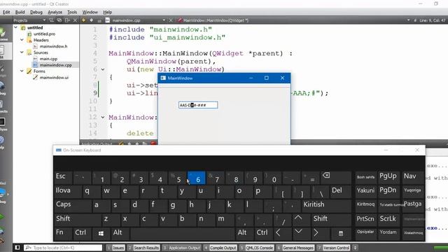 Qt muhitida ishlash 4-dars inputMask(), placeholderText() смотреть онлайн