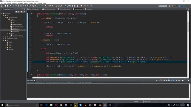 2D Java Game Engine #12 : Alpha Blending Part 1 смотреть онлайн