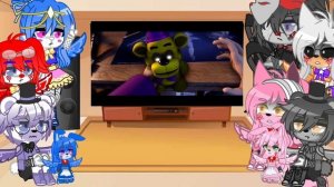 Sister Location reacts to Salvage Rage | GachaXFnaf | Part 2