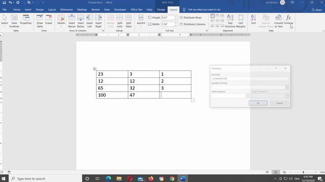 How to Sum Columns in MS Word смотреть онлайн