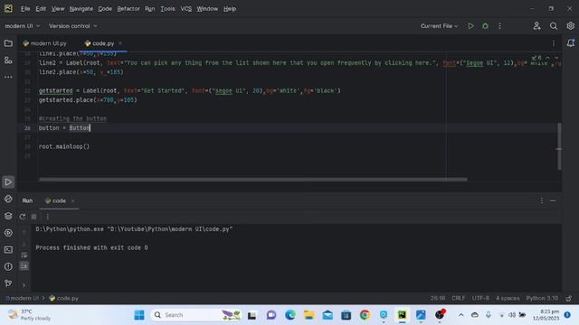 Modern GUI Using Python Tkinter 2023 | Programmer Type.