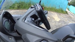 Скутер Quantum-50 /Ветровое стекло /Держатель для телефона/ Крышка вариатора/