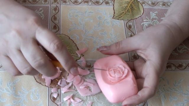 Розу из мыла вырезаем часть2 смотреть онлайн