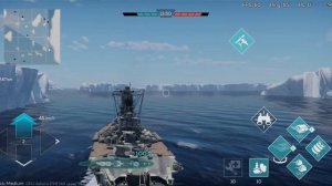 War Thunder mobile: IJN Yamato naval gameplay