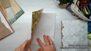 Лесной блокнот в мягкой обложке. Мастер-класс. 1 часть.