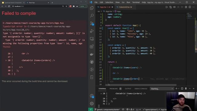 React Course - TypeScript - Generic Components