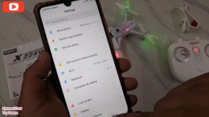 Syma x22sw (white) toy drone with camera unboxing