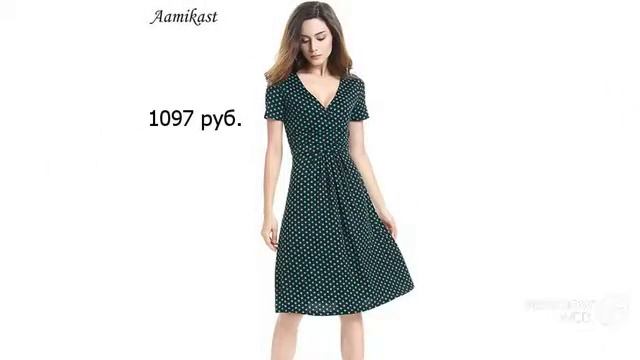 Одежда с Aliexpress - Великолепное платье с V-образным вырезом для вечеринок смотреть онлайн