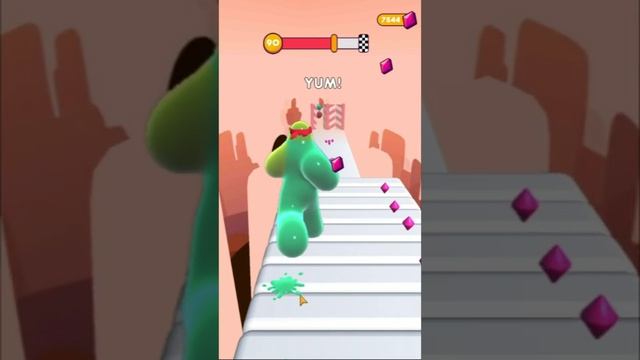 Blob Runner 3D Gameplay Walkthrough level 90 All colours REvolution GaMES #8