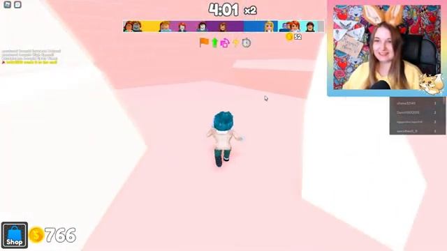 САМАЯ БЫСТРАЯ ДЕВУШКА В Parkour Run В ИГРЕ ROBLOX смотреть онлайн