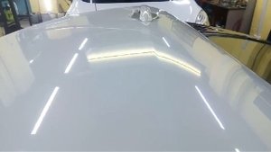 Беспокрасочное удаление вмятины на пороге Рено Гранд Сценик 3. Результат до и после.