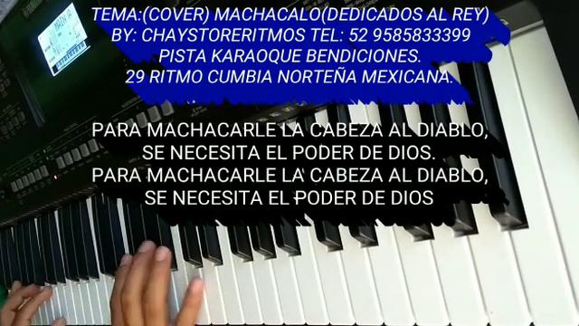 Machacalo-yamaha psr e463-cover dedicados al rey- chaystoreritmos смотреть онлайн