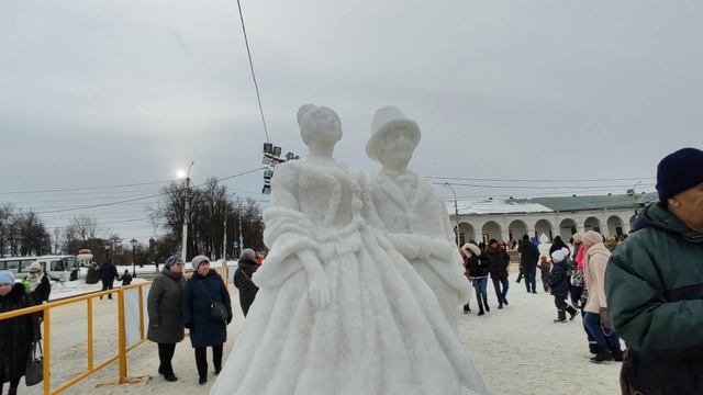 Фестиваль Скульптур из снега в Костроме 2023 г. Участник 12