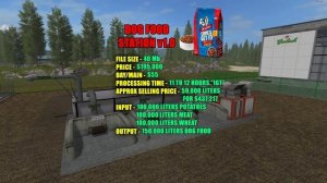 Farming Simulator 17 - Grolsch Brewery Placeable and Dog Food Station "Mod Review"