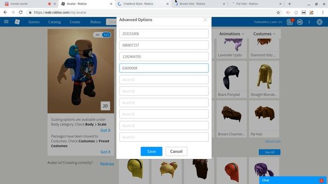 How to equip 3 hairs on roblox! смотреть онлайн