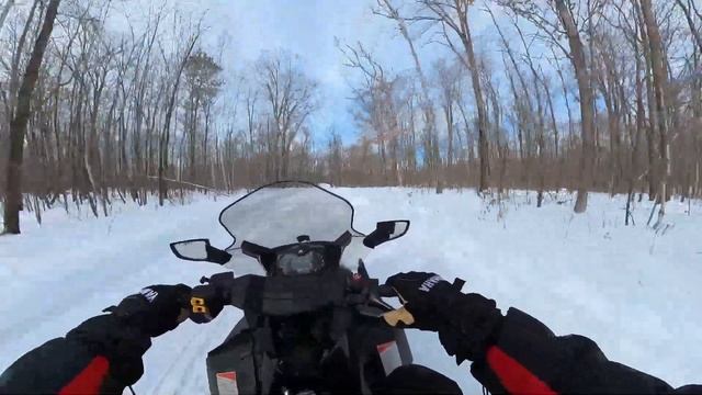 Snowmobile POV - POV Snowmobile Trail Ride | Ski-Doo GTX 500 смотреть онлайн