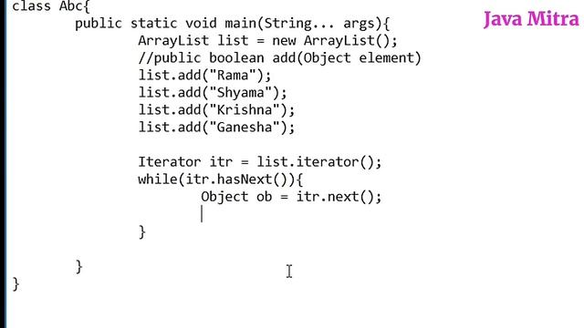 How to use Iterator in java to traverse - 2 | Java Collection #7 @AmitRanjan