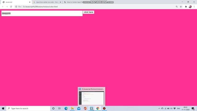 javascript color viewer app development