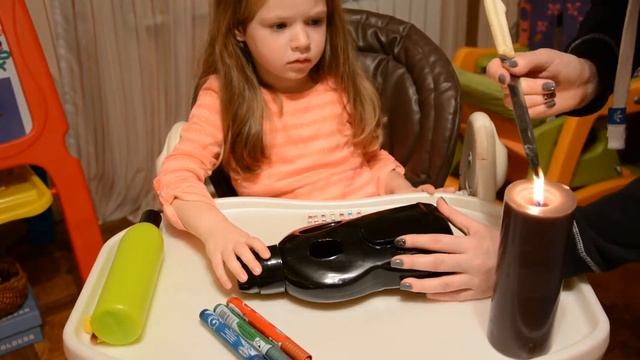 Как сделать домик для игрушек, из бутылки - Лика Хурция ( 4 года ) смотреть онлайн