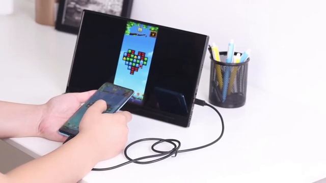 UPERFECT-Monitor portátil 4K/1080P, pantalla IPS tipo USB 15,6 pulgadas смотреть онлайн