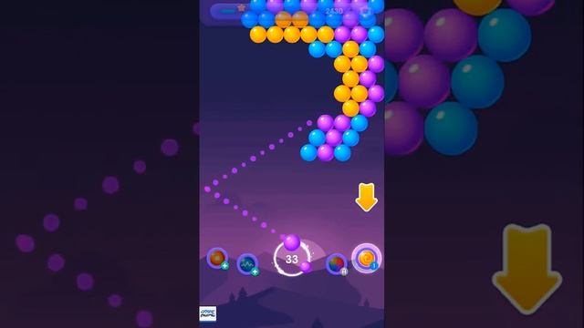 Bubble Shooter Star Balls Game #shorts ? #bubbleshooterstar