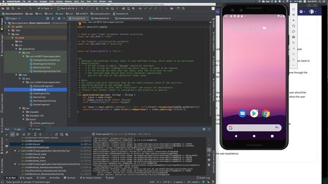 IMT3673 Mobile Programming: Basic Application