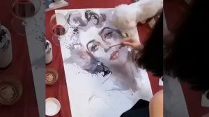 Рисование вином