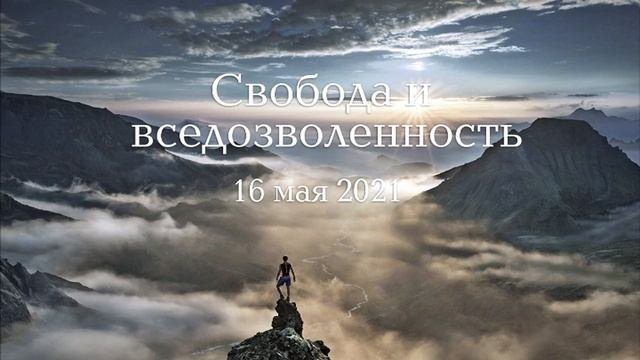Свобода и вседозволенность