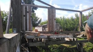 СТРОЮ ДОМ КАК "ДЕРЕВЕНСКИЙ ПАРЕНЬ"   БРУС ВЕРТИКАЛЬНО