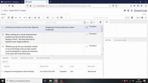 Step by step introduction to SmartCat || MD Academy