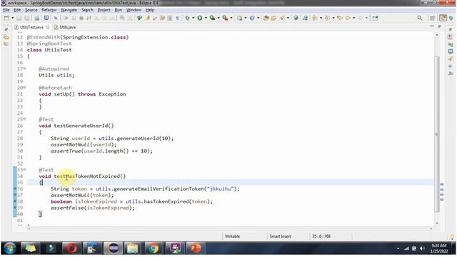 Spring Boot Integration Testing with JUnit: Testing JWT Tokens and User IDs | RESTful Web Services смотреть онлайн
