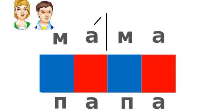 Звуковая схема 1 класс цветная