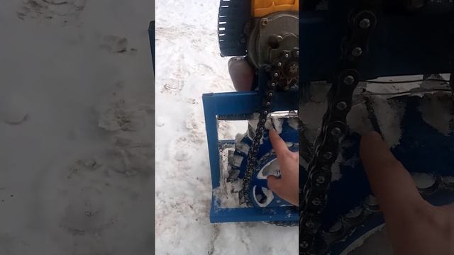 детский мотоснегокат своими руками