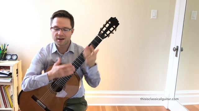 Brouwer Etude No. 5 (Estudios Sencillos) and Lesson for Classical Guitar смотреть онлайн