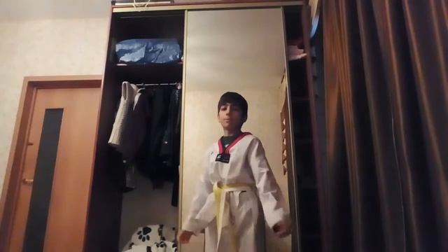 изучение по тхэквондо урок #1 техника