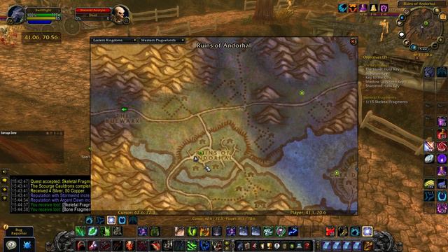 Skeletal Fragments Quest WoW смотреть онлайн