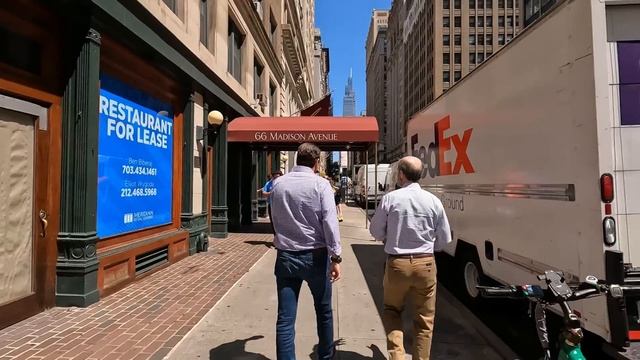 NEW YORK CITY Walking Tour [4K] PARK AVENUE - MADISON AVENUE смотреть онлайн