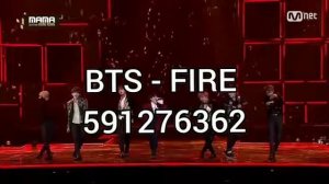 ?Id?Roblox?‼️FIRE‼️BTS BTS!!