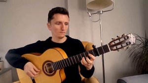 G Minor - Bach (Classical Guitar Cover -Arr. By Luo Ni Piano Tiles)