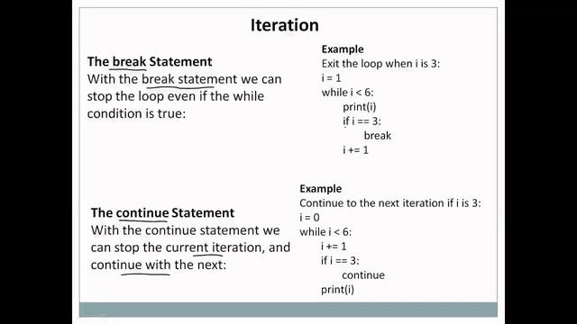 PYTHON session 9 iteration