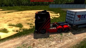 ETS2/ЗАТОПИЛО ДОРОГУ С ЛЕСХОЗА/НЕ БЕДА