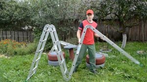 Сравнение лестниц трансформер 4х3 и 4х5 720p