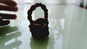 DIY корзинка с ягодами из лёгкого пластилина своими руками ??
