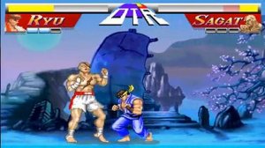 Street Fighter 2 Flash Game Ryu vs Sagat, hardest battle ever, did Ryu beat Sagat?