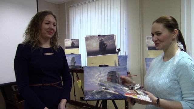 Отзыв о мастер-классе живописи маслом на холсте смотреть онлайн