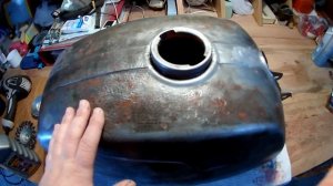 Ремонт бензобака мотоцикла Cezet (часть 2)