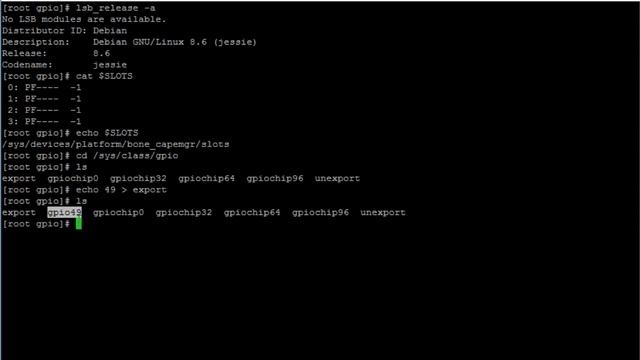 BeagleBone Black GPIO (Output) Pin Configuration смотреть онлайн